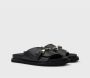 Doucal's Leren sandaal voor dames met metalen detail | zwart Black Dames - Thumbnail 2