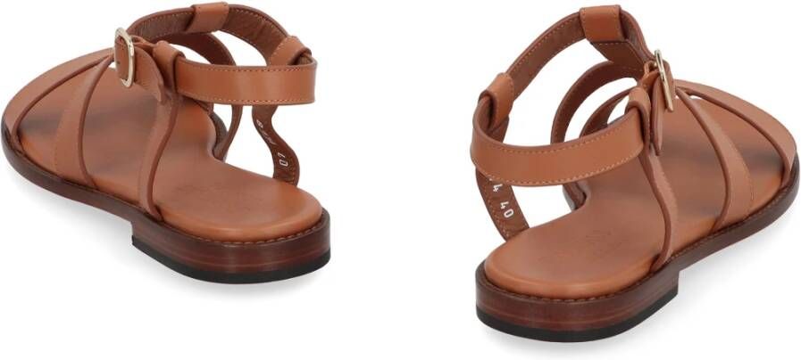 Doucal's Leren sandalen met verstelbare sluiting