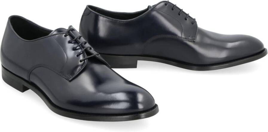 Doucal's Leren veterschoenen Black Heren
