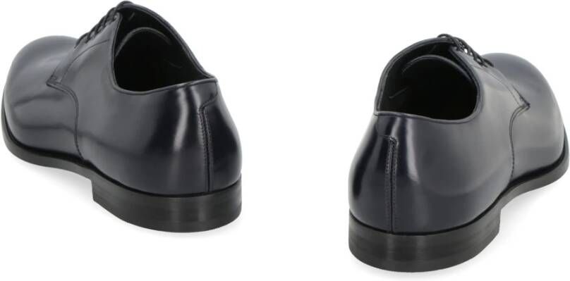 Doucal's Leren veterschoenen Black Heren