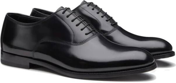 Doucal's Leren veterschoenen voor heren Black Heren