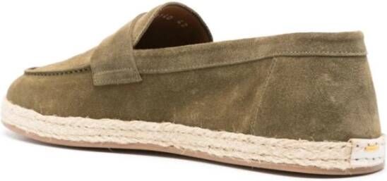 Doucal's Loafer Schoenen in Olijfgroen Beige Heren