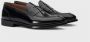 Doucal's Zwarte leren loafers met zichtbare stiksels Black Heren - Thumbnail 2