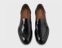 Doucal's Zwarte leren loafers met zichtbare stiksels Black Heren - Thumbnail 3