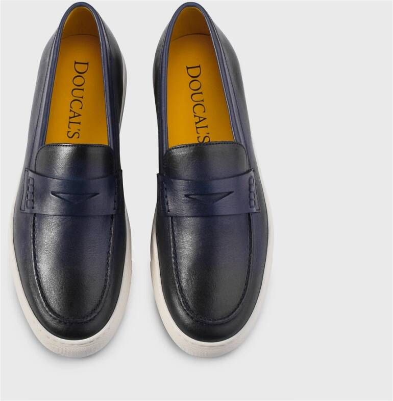 Doucal's Loafers Blue Heren