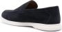 Doucal's Blauwe Leren Loafers Casual Flats Blue Heren - Thumbnail 4