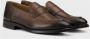 Doucal's Heren instapper van leer | lichtbruin Brown Heren - Thumbnail 2