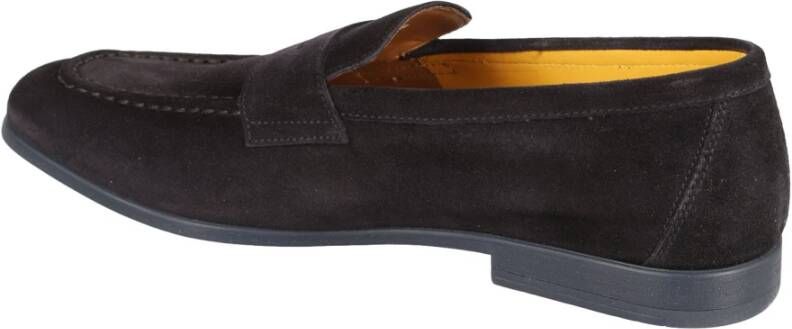 Doucal's Midnight Blue Loafer Instap Schoenen Blue Heren