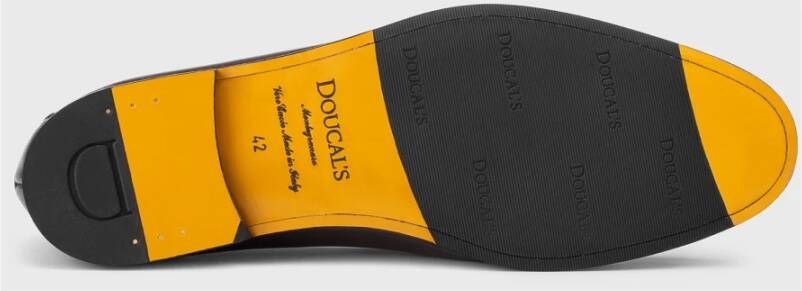 Doucal's Mocassin met kwastjes in suède