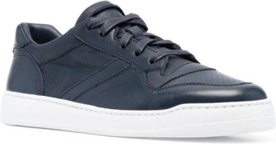 Doucal's Stijlvolle Punch Sneakers Blue Heren