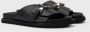 Doucal's Leren sandaal voor dames met metalen detail | zwart Black Dames - Thumbnail 6