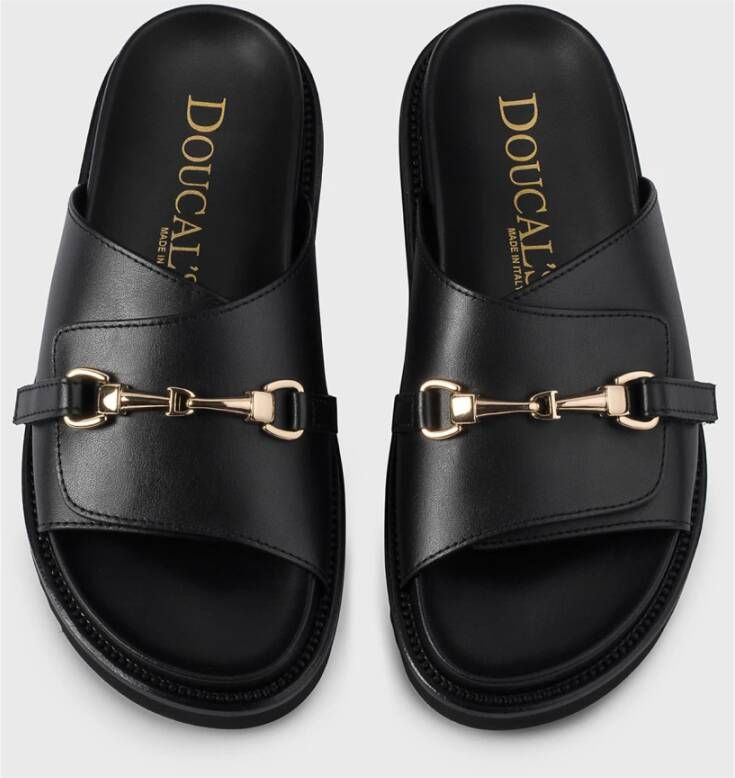 Doucal's Sandals Black Dames