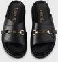 Doucal's Leren sandaal voor dames met metalen detail | zwart Black Dames - Thumbnail 7