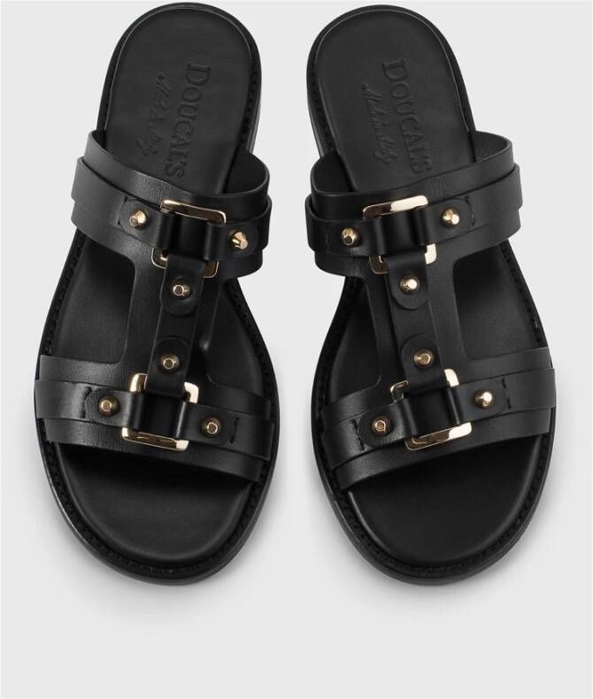 Doucal's Sandals Black Dames