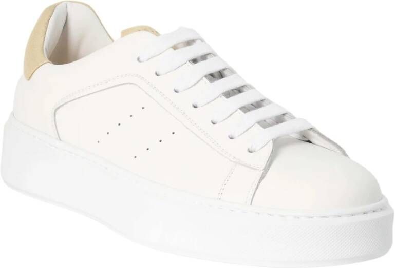 Doucal's Witte Suède Schoenen Du2852Alexpv24Iw11 Wit Heren