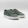 Doucal's Groene Lage Top Suède Sneakers Blauw Heren - Thumbnail 3