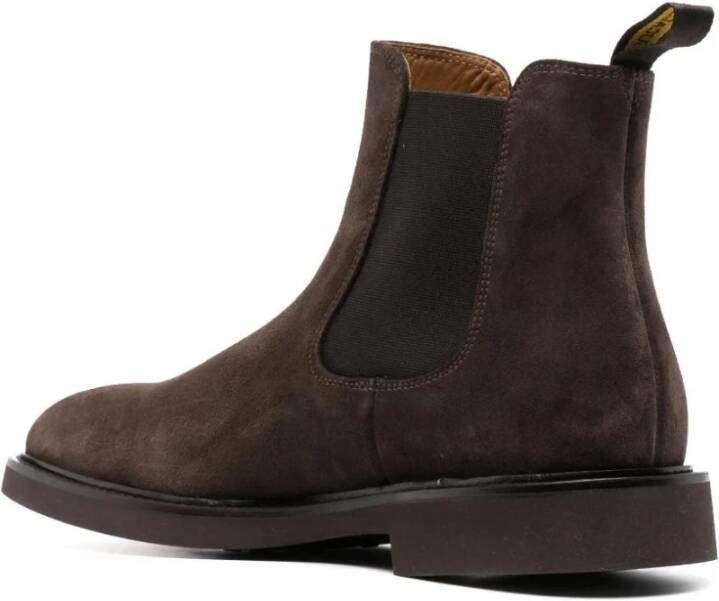Doucal's Tijdloze Chelsea Boots voor Heren Bruin Heren