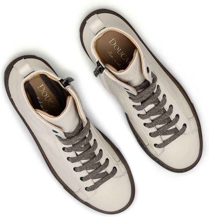 Doucal's Artistieke Herten en Nebula Dames Sneakers Beige Dames