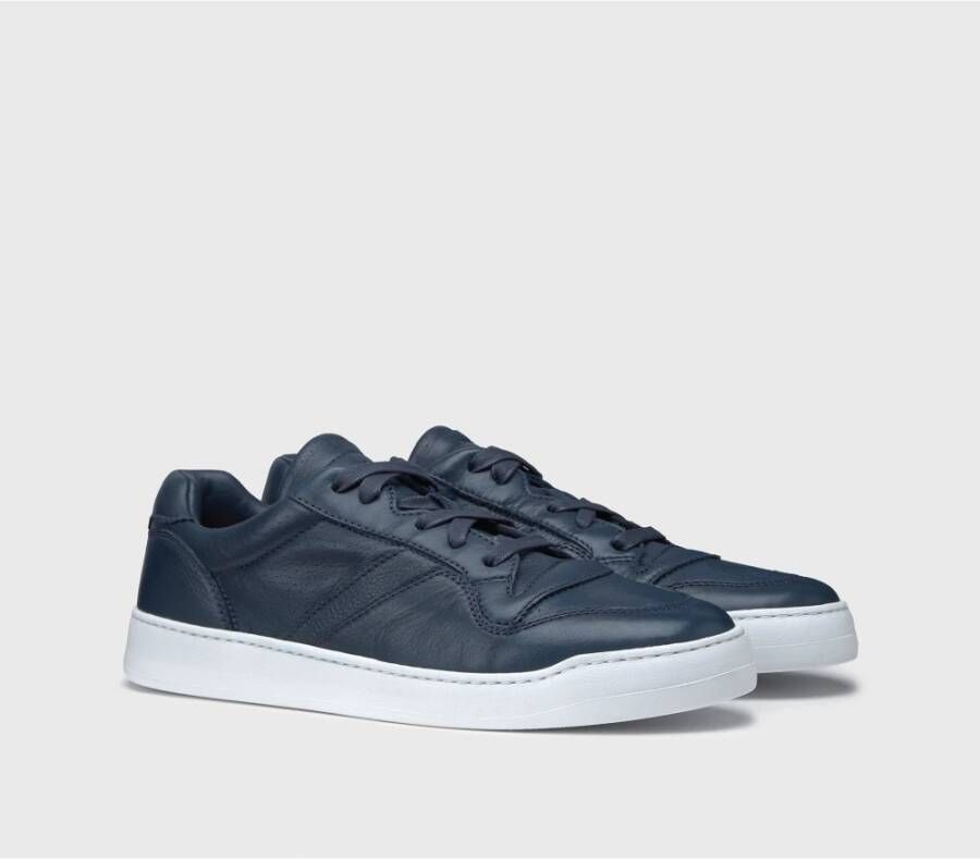 Doucal's Italiaanse Ambachtelijke Geperforeerde Leren Sneakers Wit - Foto 11