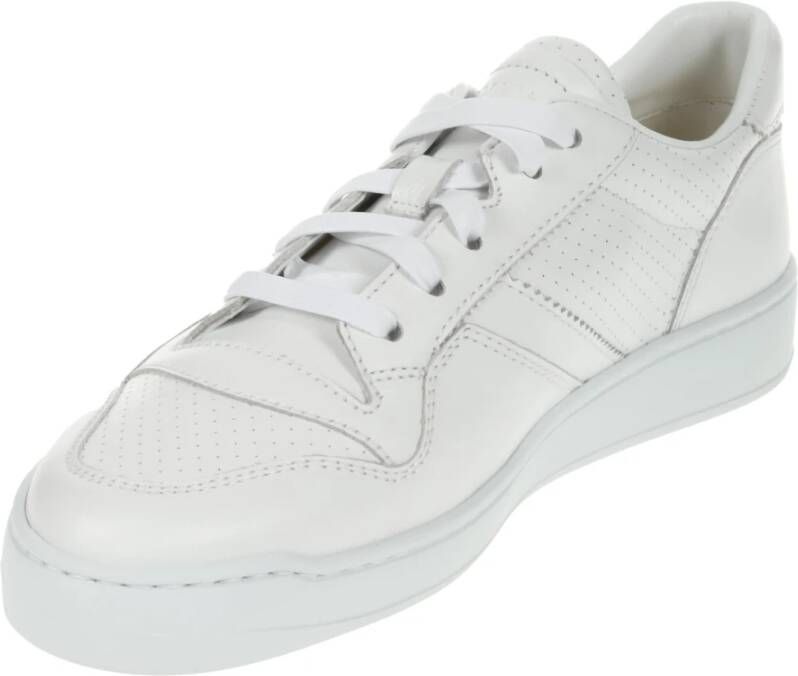 Doucal's Premium Leren Veterschoenen Wit Heren