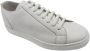 Doucal's Eric Sneakers Puur Wit Leer met Terry Cloth Veters Wit Heren - Thumbnail 9