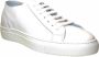 Doucal's Eric Sneakers Puur Wit Leer met Terry Cloth Veters Wit Heren - Thumbnail 7