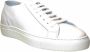 Doucal's Eric Sneakers Puur Wit Leer met Terry Cloth Veters White Heren - Thumbnail 6