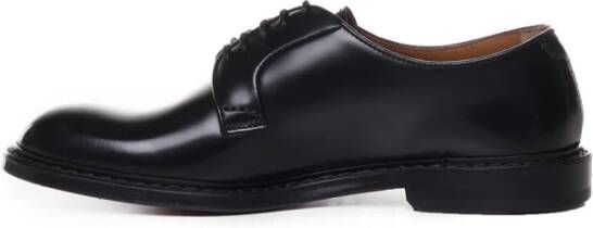 Doucal's Stijlvolle Derby Schoenen van Kalfsleer Black Heren