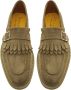 Doucal's Suède Hazelnoot Loafers met Gesp en Franjes - Thumbnail 2