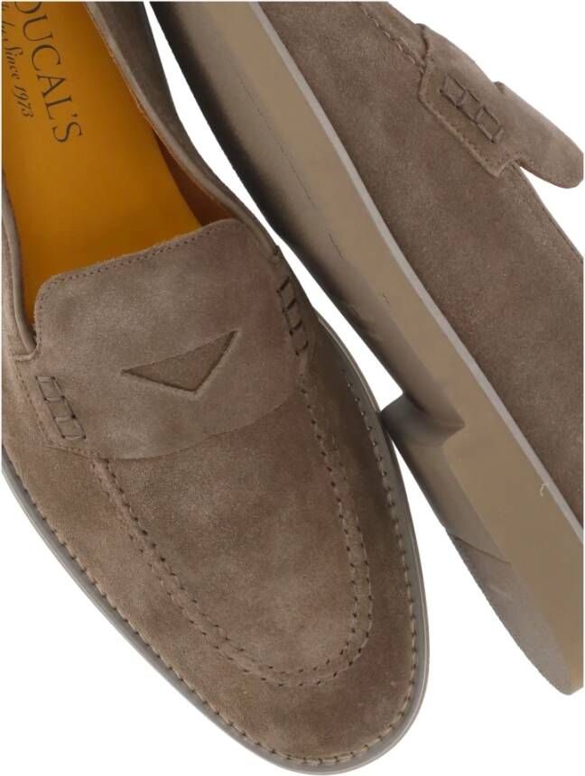 Doucal's Suède Leren Loafers