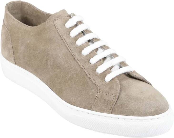 Doucal's Suède Sneaker Hoge Top Schoen Brown Heren