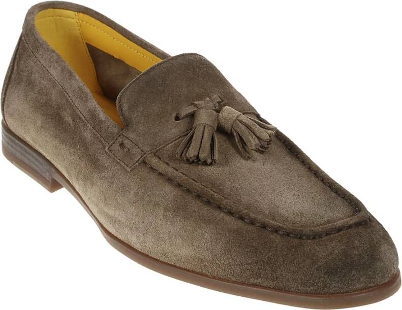 Doucal's Suede Tassel Loafer Schoenen Brown Heren