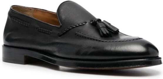 Doucal's Stijlvolle Tassel Loafers Black Heren