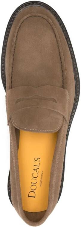 Doucal's Taupe Bruine Instap Penny Slot Schoenen