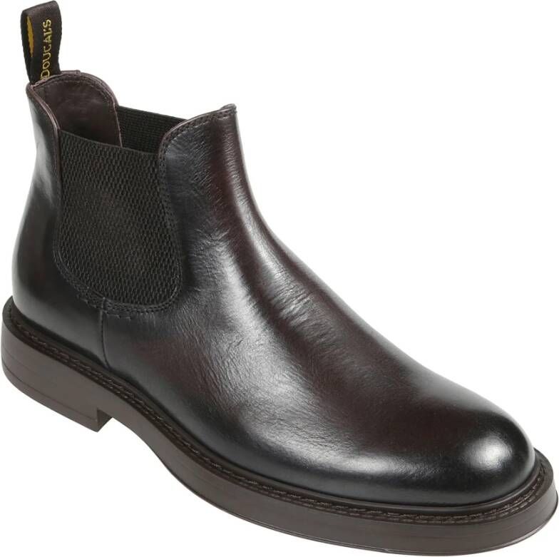 Doucal's Triumph Nero Zwart Leren Schoenen Black Heren
