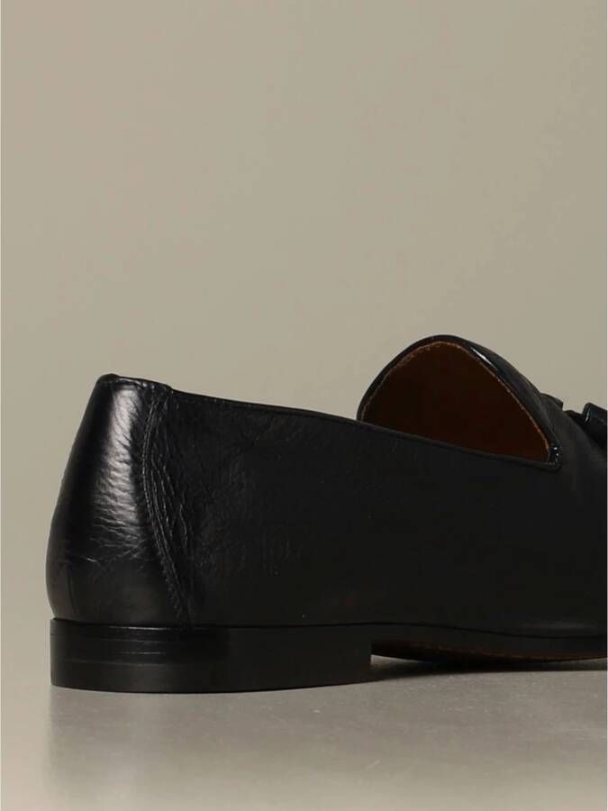 Doucal's Vintage Leren Instap Mocassins Blue Heren