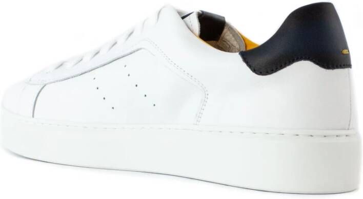 Doucal's Witte Leren Sneakers met Memory Foam Binnenzool White Heren