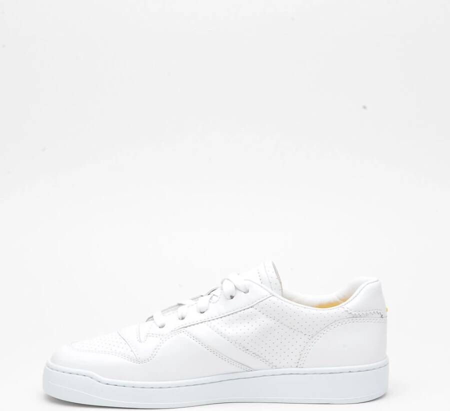 Doucal's Witte Leren Sneakers White Heren