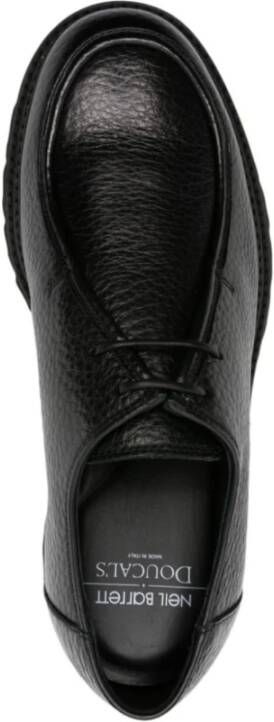 Doucal's Zwarte Geborduurde Loafers Black Heren