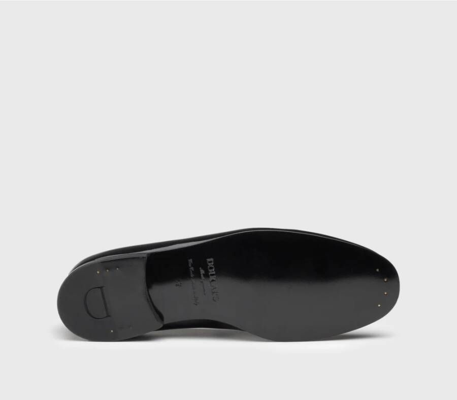 Doucal's Zwarte lakleren loafers