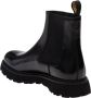 Doucal's Zwarte Leren Enkellaarzen Slip-On Black Heren - Thumbnail 8