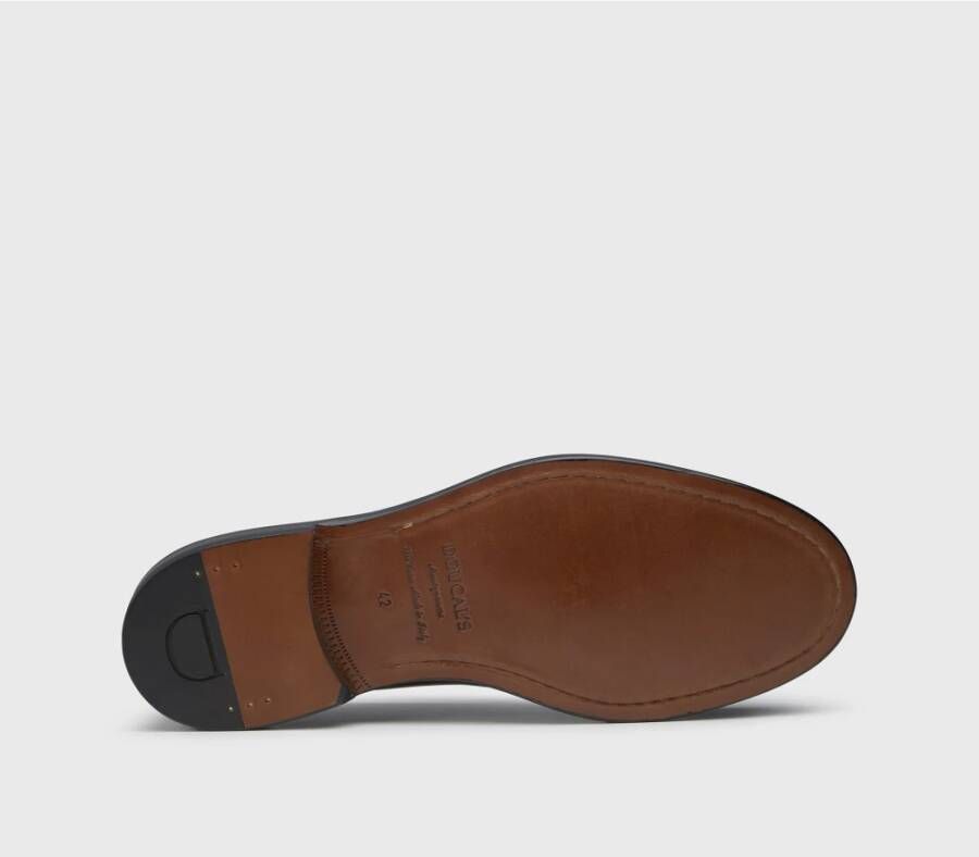 Doucal's Zwarte leren loafers Black Heren