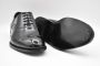 Doucal's Zwarte leren Oxford Cap Toe schoenen Black Heren - Thumbnail 4