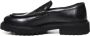 Doucal's Zwarte leren Penny Loafers - Thumbnail 2