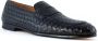 Doucal's Zwarte Leren Penny Loafers Black Heren - Thumbnail 2