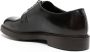 Doucal's Zwarte leren veterschoenen met platte zool - Thumbnail 3