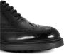 Doucal's Zwarte leren veterschoenen met zwaluwstaart - Thumbnail 2