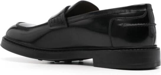 Doucal's Zwarte Loafer Penny Adler Horse Black Heren