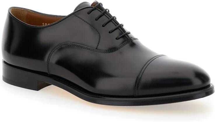 Doucal's Klassieke Nero Oxford Loafer Schoenen Black Heren