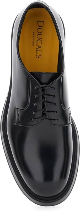Doucal's Zwarte platte schoenen Fondo Bruges Horse